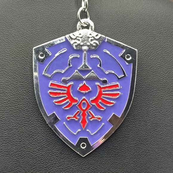 Stainless Steel Golden Legend of Zelda Master Shield Videogame Merch Gift New!!! - Picture 3 of 6
